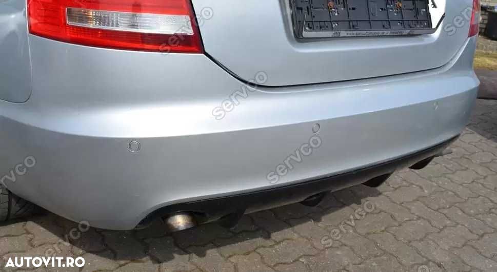 Prelungire spoiler tuning sport bara spate Audi A6 C6 4F Sedan S line RS6 S6 2004-2008 ver1 - 3