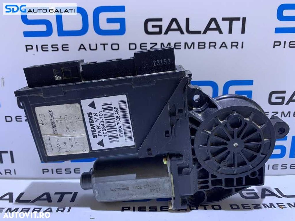 Motoras Macara cu Modul Control Geamuri Usa Portiera Dreapta Fata Pasager Audi A4 B6 2001 - 2005 8E2959802B 8E2959802 5WK47008ABF 0130821764 [L9501] - 1