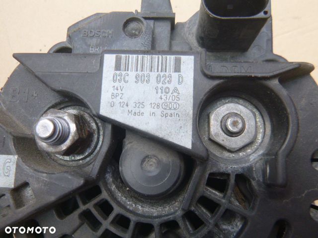 ALTERNATOR AUDI A3 8P 1.6 FSI 03C903023D 110A - 15