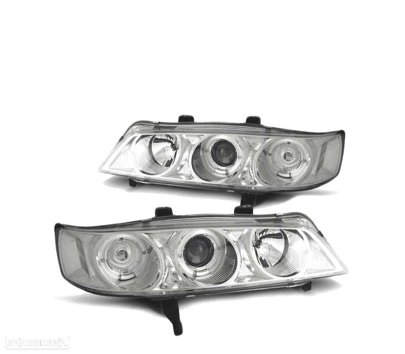 FARÓIS ANGEL EYES PARA HONDA ACCORD 94-97 CHROME CROMADO EUA - 1