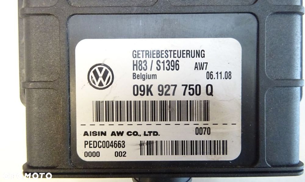 STEROWNIK SKRZYNI BIEGÓW VW T5 09K927750Q - 2