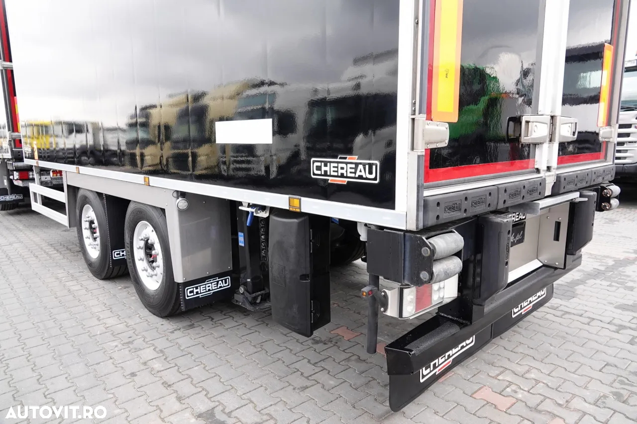 Renault T 480 / 6X2 / SET TANDEM - FRIGORIFER / TRANSPORT SUPRA 1150 MT / LIFTARE / + REMORCA CHERAU / ANVELOPE 100% / ALIEIE / SAF / DUPA CONTRACTUL DE SERVICE GOLDEN - 9