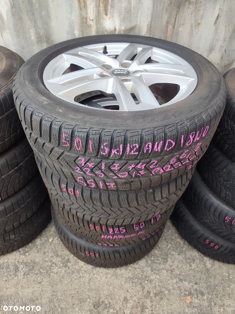 5x112 Alufelgi Felgi Aluminiowe Oryginalne 17 Koła Zimowe Zima AUDI 8W0 Q3 Q2 A4 B5 B6 B7 B8 B9 A6 C6 C5 C7 A3 8P 8V VW SEAT SKODA BMW Mercedes 7,5mm Legnica ALU-RAD 225/50 - 3