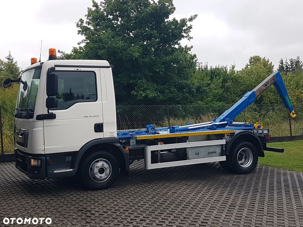 MAN TGL 12.220 HAKOWIEC SKIBICKI 4x2 KLIMA HAKOWIEC DO KONTENERÓW MANUAL 12T POD KONTENERY - 6