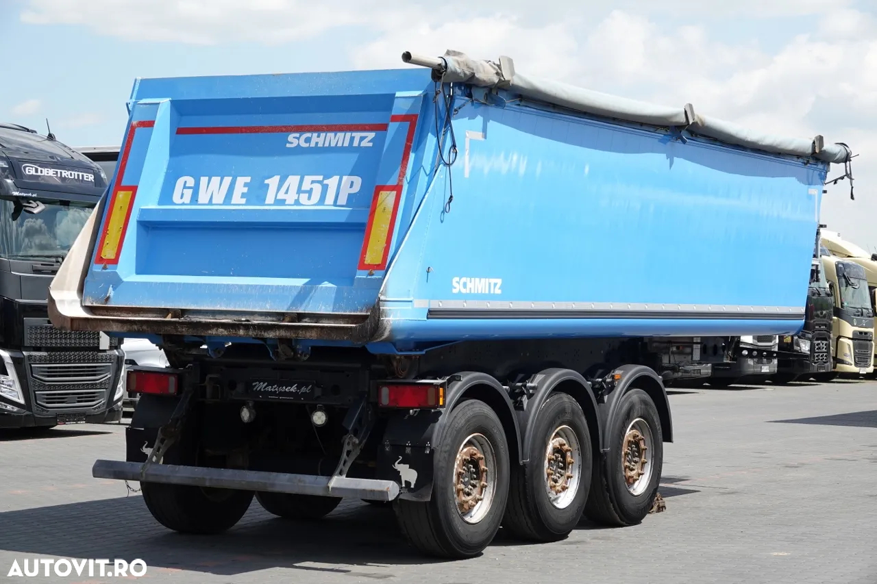 Schmitz Cargobull TIPPER 28 M3 / ALUMINIU / AXIE DE RIFAT - 8