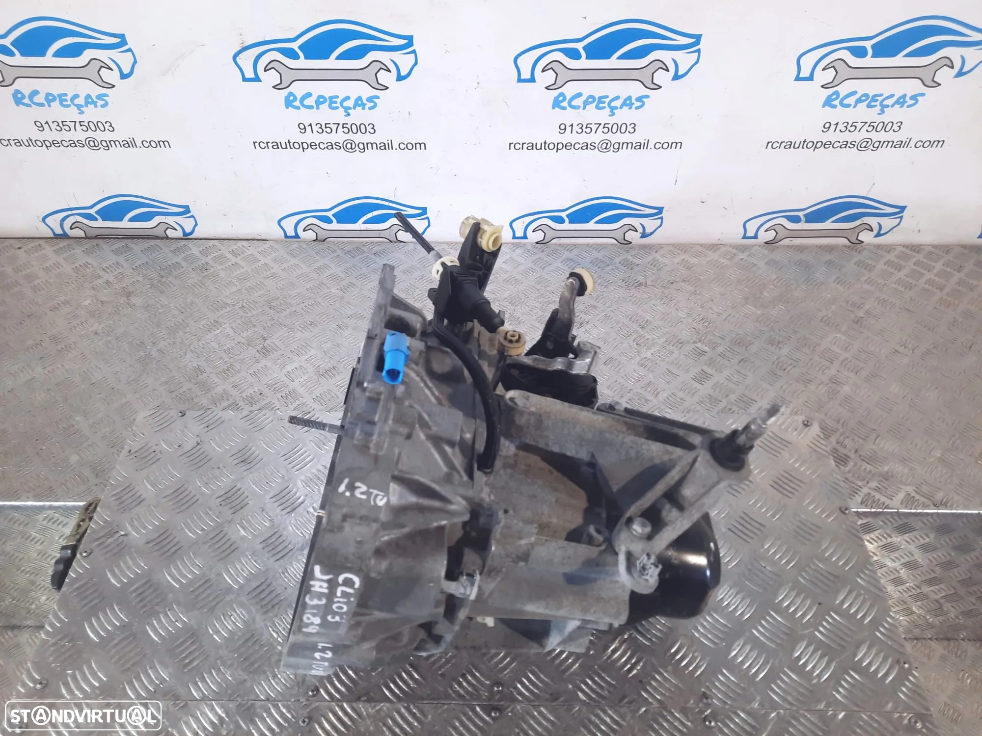 CAIXA VELOCIDADES MANUAL RENAULT CLIO III 3 MK3 1.2i 16V 100CV D4F784 JH3184 - 6