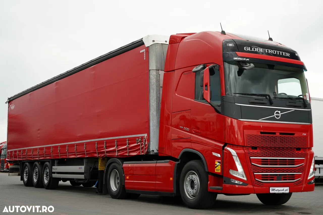 Volvo FH 500 / I-SAVE / XXL / I-PARK COOL / MODEL NOU / ANVELOPE 100% / + CORTINĂ STANDARD SCHMITZ / PUNTE RABATABILĂ / ACOPERIȘ RABATABIL / 2022 / DUPĂ CONTRACTUL DE SERVICE GOLD - 4