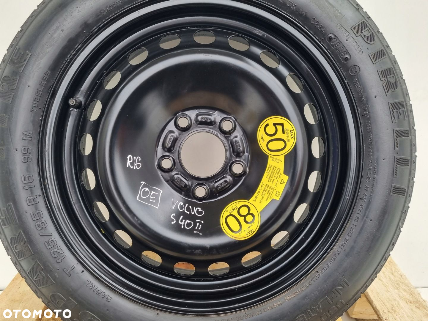 Volvo S40 II V50 C30 KOŁO DOJAZDOWE dojazdówka 125/85 R16 30683913 2160823 - 2