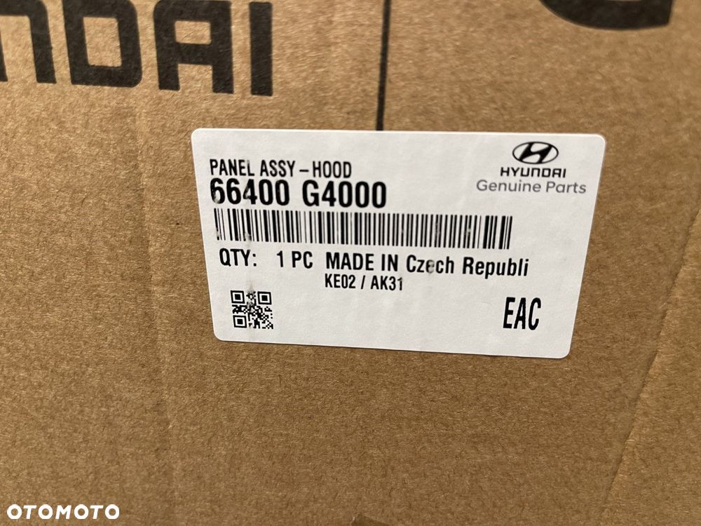NOWA ORYGINALNA MASKA POKRYWA SILNIKA HYUNDAI I30 III 3 17-25 66400G4000 - 9