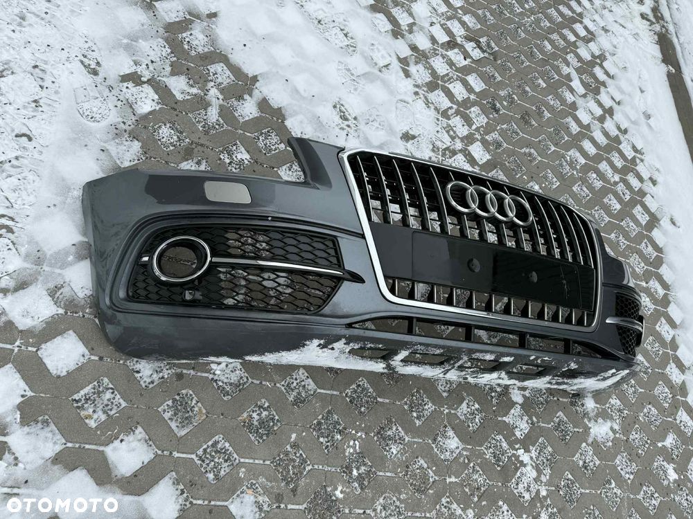 Audi Q5 I 8R FL Lift S-Line Zderzak przód przedni LX7R pod xenon 2012-18 - 5
