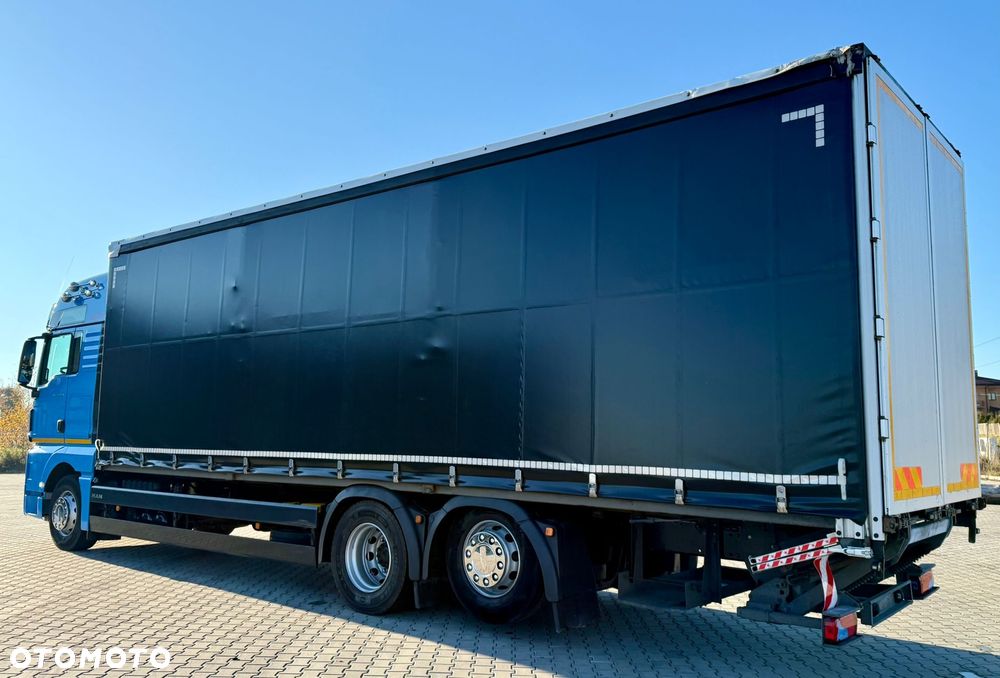 MAN TGX 26.420 / FIRANKA / WINDA / 23 EUROPALETY / 6x2 / AUTOMAT / EURO 6 / OŚ PODNOSZONA / DUŻA KABINA / 2019 ROK - 3