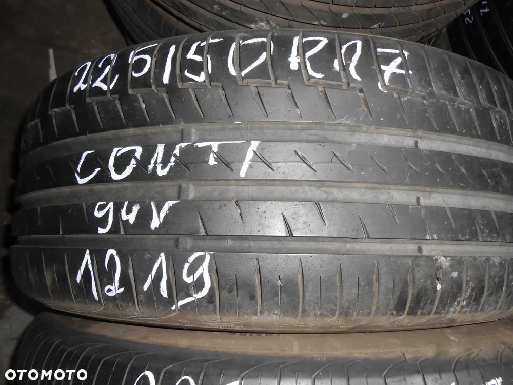 OPONY 225/50R17 CONTINENTAL PREMIUM CONTACT 6  DOT 1219 7.2MM - 2