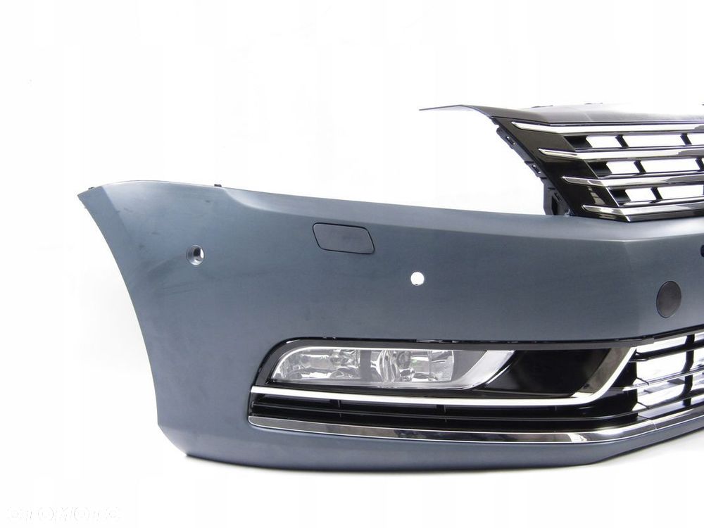 Zderzak przedni VW Passat B7 10 - 14 6-PDC + Spryskiwacze Kompletny ! - 7