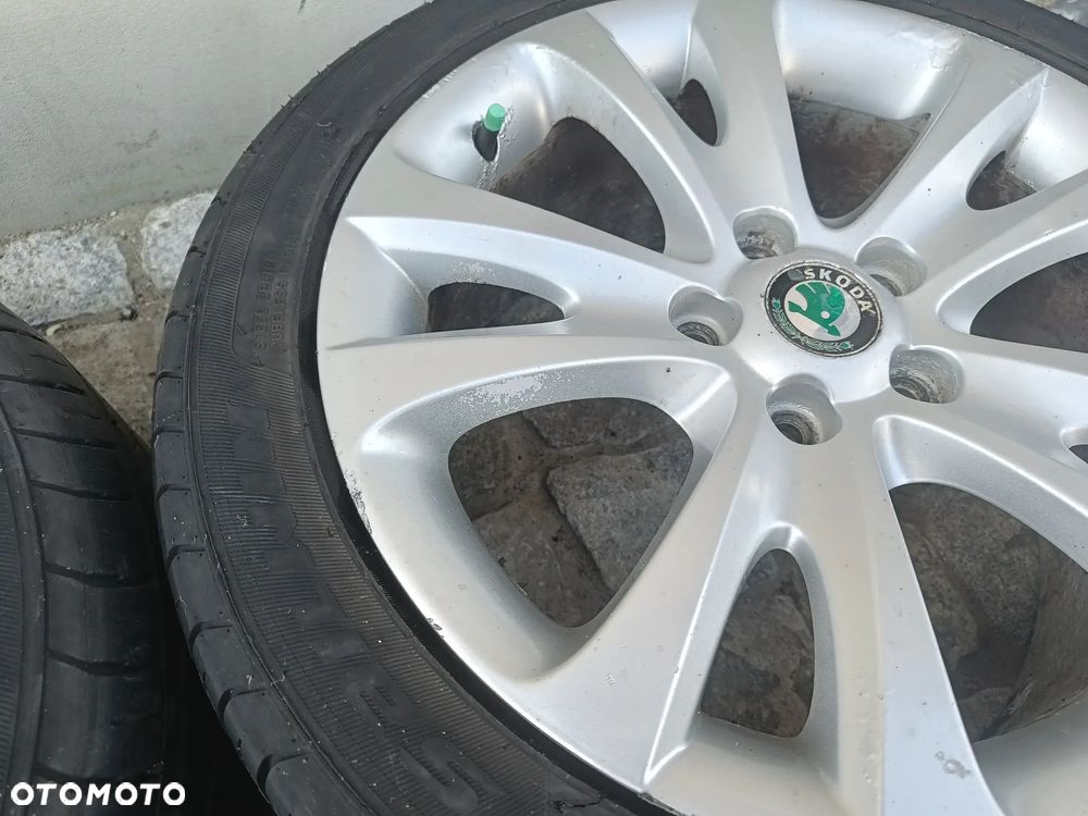 Felgi Aluminiowe 17 Skoda Superb 2 II 5x112 ET49 3T0601025D Koła Seat Audi VW 7,5Jx17H2 - 14