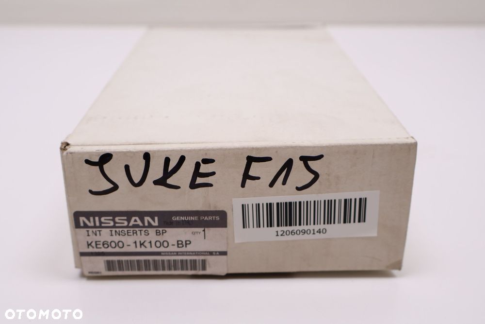 NISSAN JUKE F15 DEKORY RAMKI GŁOŚNIKÓW DESKI ROZDZIELCZEJ KE600-1K100-BP - 9