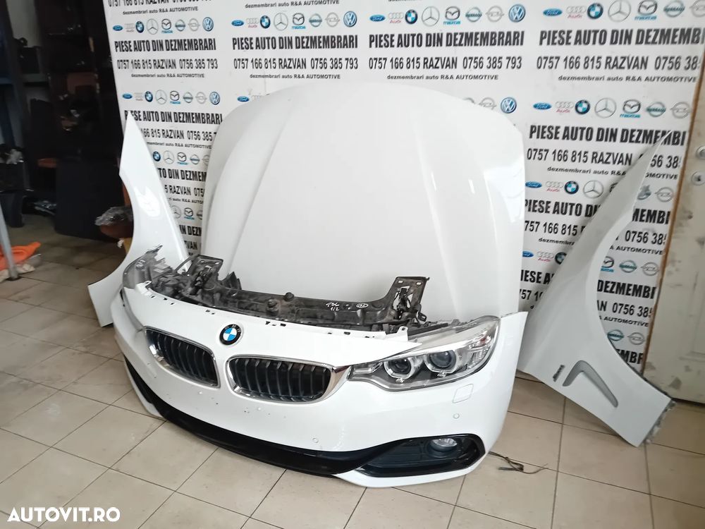Fata Completa BMW F32 F33 F36 LCI 2017-2020 Sport Line Bara Capota Far Aripi - 2