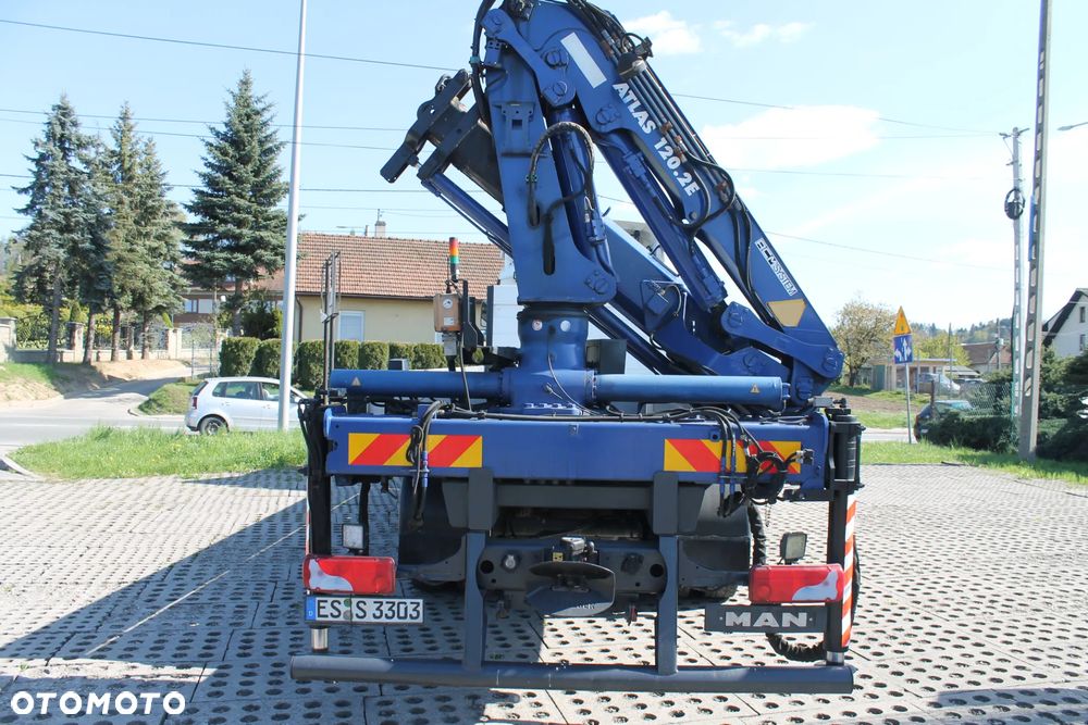 MAN TGM 18.290 paka 6,6m dzwig atlas 120,2E pilot - 12