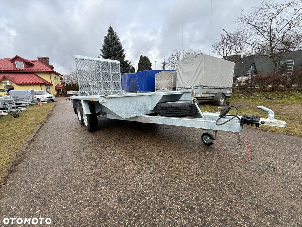 Inny Przyczepa do przewozu sprzętu budowlanego Fracht Karol 300x150 DMC 2700kg walec koparka - 10