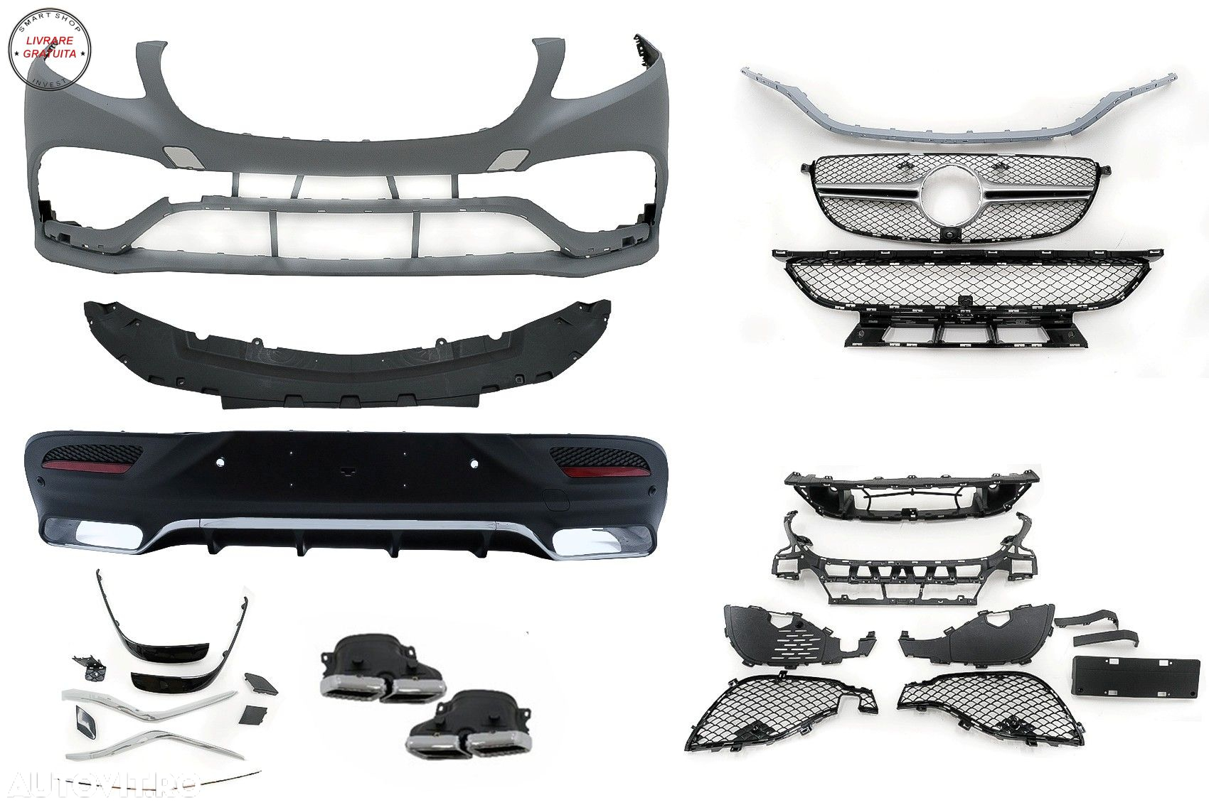 Pachet Exterior Complet Mercedes GLE Coupe C292 (2015-2019) Sport Line- livrare gratuita - 18
