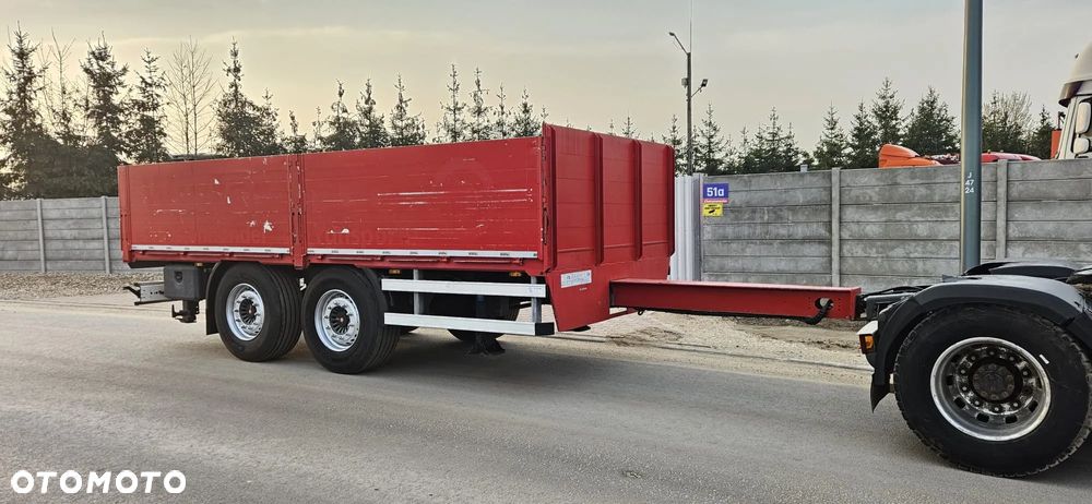 Schmitz Cargobull ocynkowana tandem z Niemiec budowlana burtowa - 2