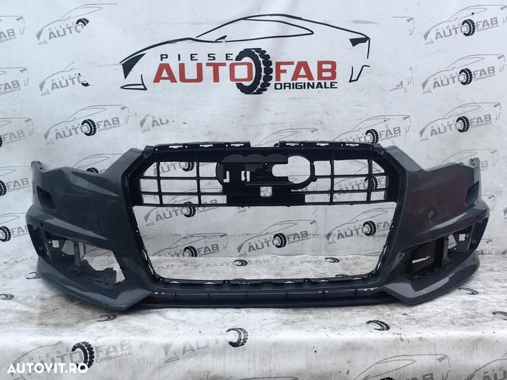 Bara fata Audi A6 4G C7 S-Line Facelift an 2015-2018 Gauri pentru 4 senzori si spalatoare faruri - 1