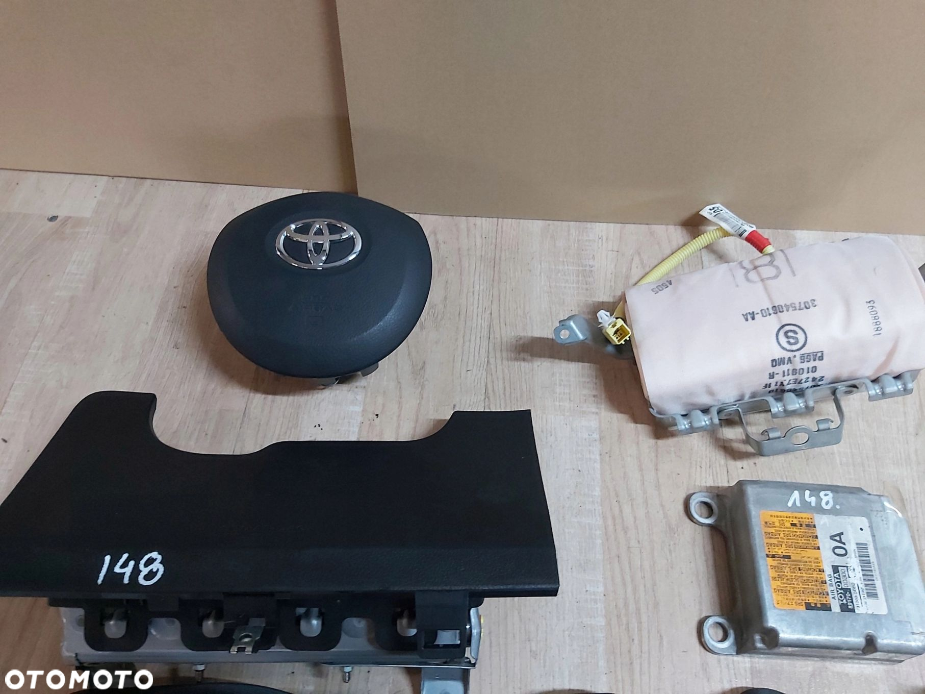 Toyota Yaris III PODUSZKA AIR BAG kierowcy deska napinacz pas przód - 2