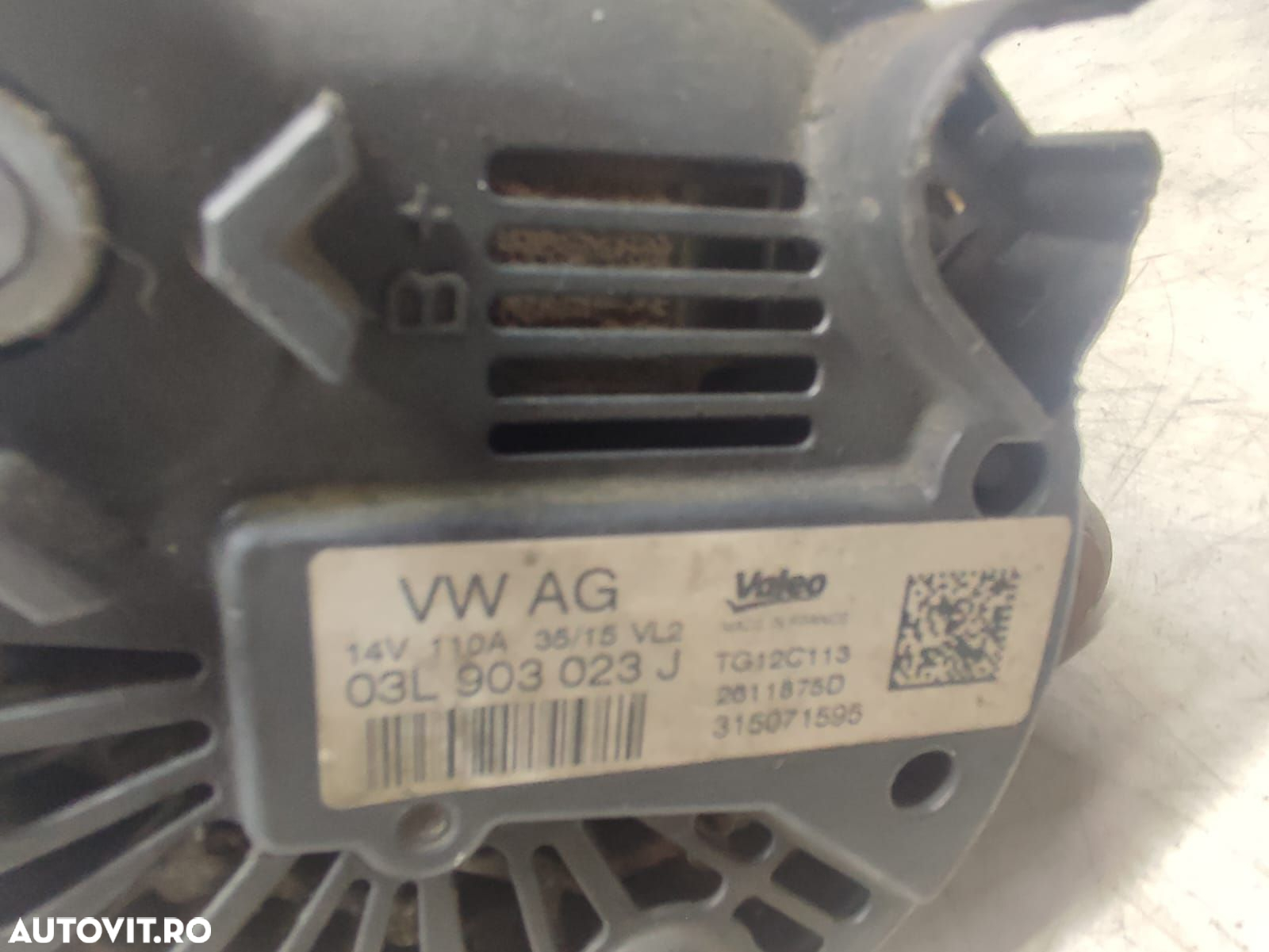 Alternator 03l903023j 1.6 tdi CXXB Audi A1 8X [2010 - 2014] - 5