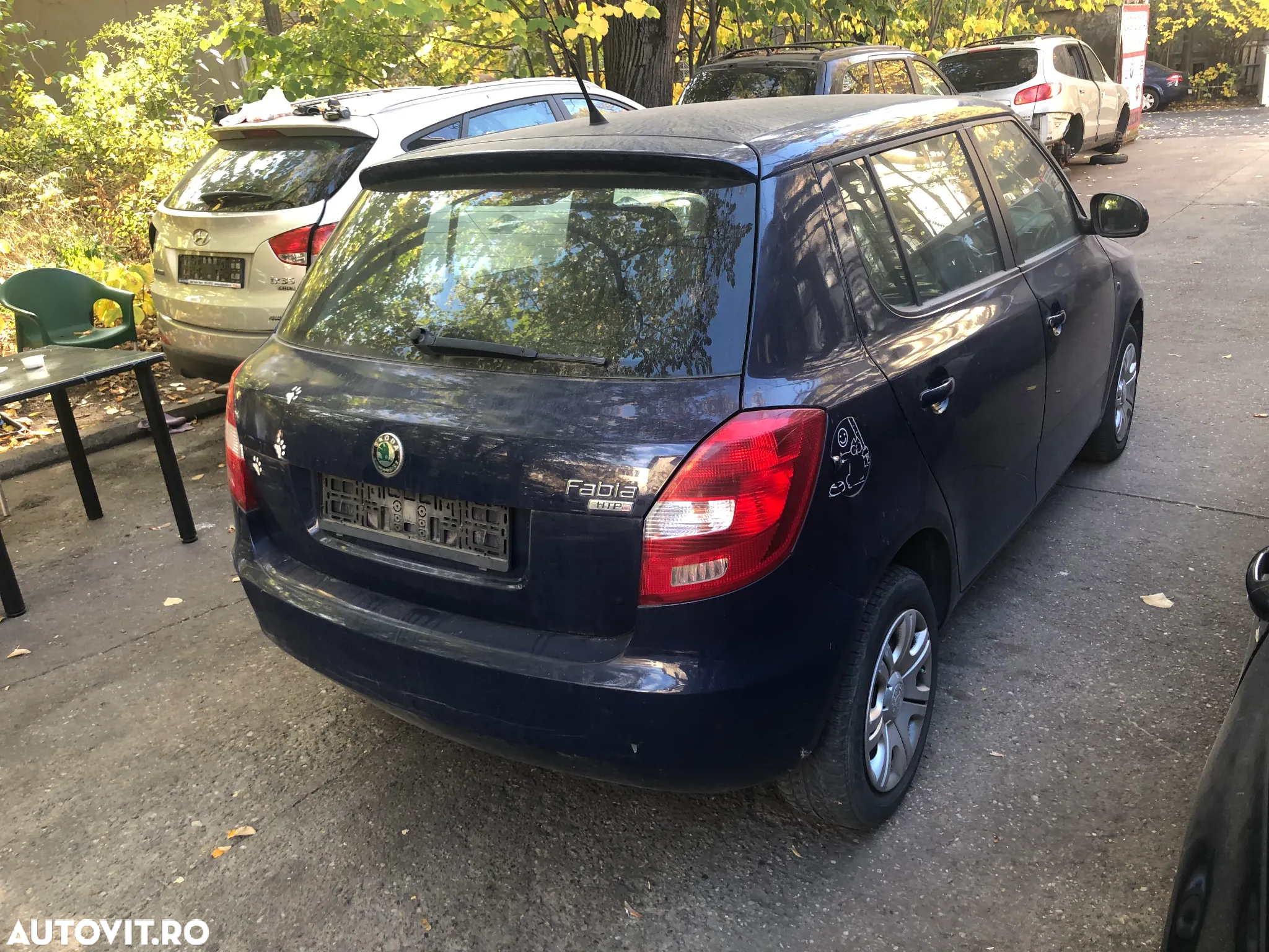 Dezmembrez Skoda Fabia 2 facelift albastru 1.2 benzina 2011 - 5