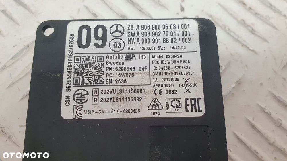 radar acc distronic mercedes a9069000603 - 2