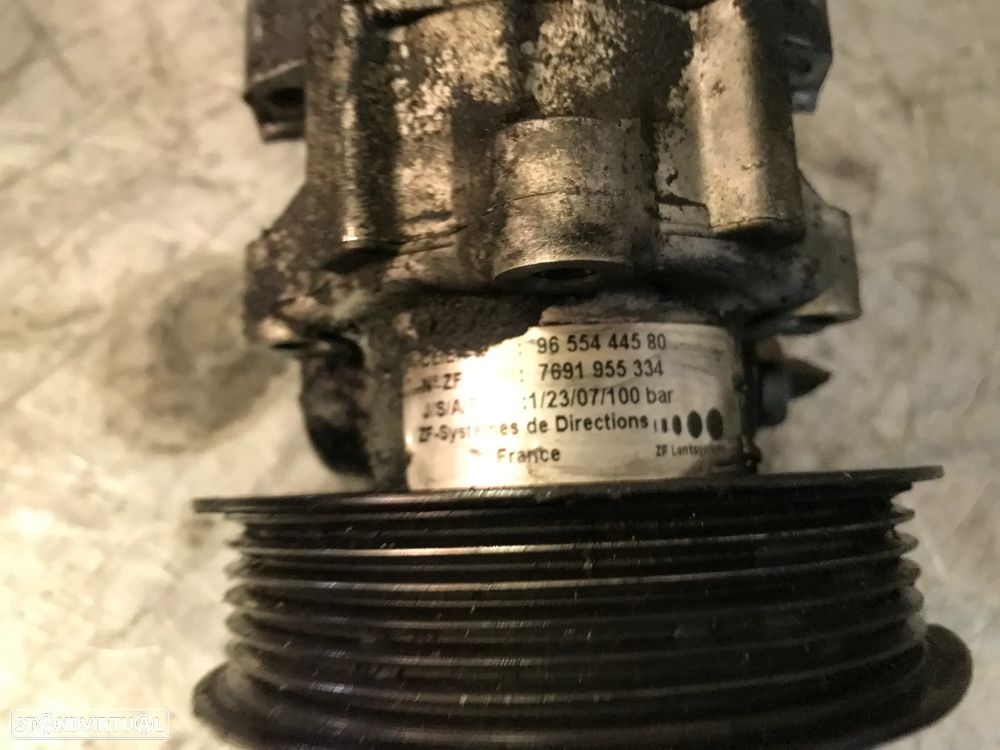 BOMBA DE DIRECÇÃO / DIREÇÃO ASSISTIDA PEUGEOT 407 607 2.7HDI 7691955334 9655444580 - 4