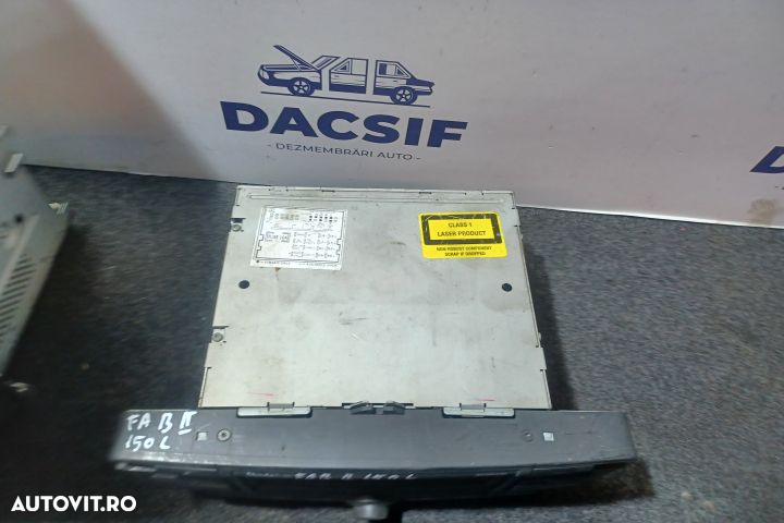 Radio cd 1Z0035161B Skoda Fabia 5J [2007 - 2010] Combi wagon 5-usi 1. - 2
