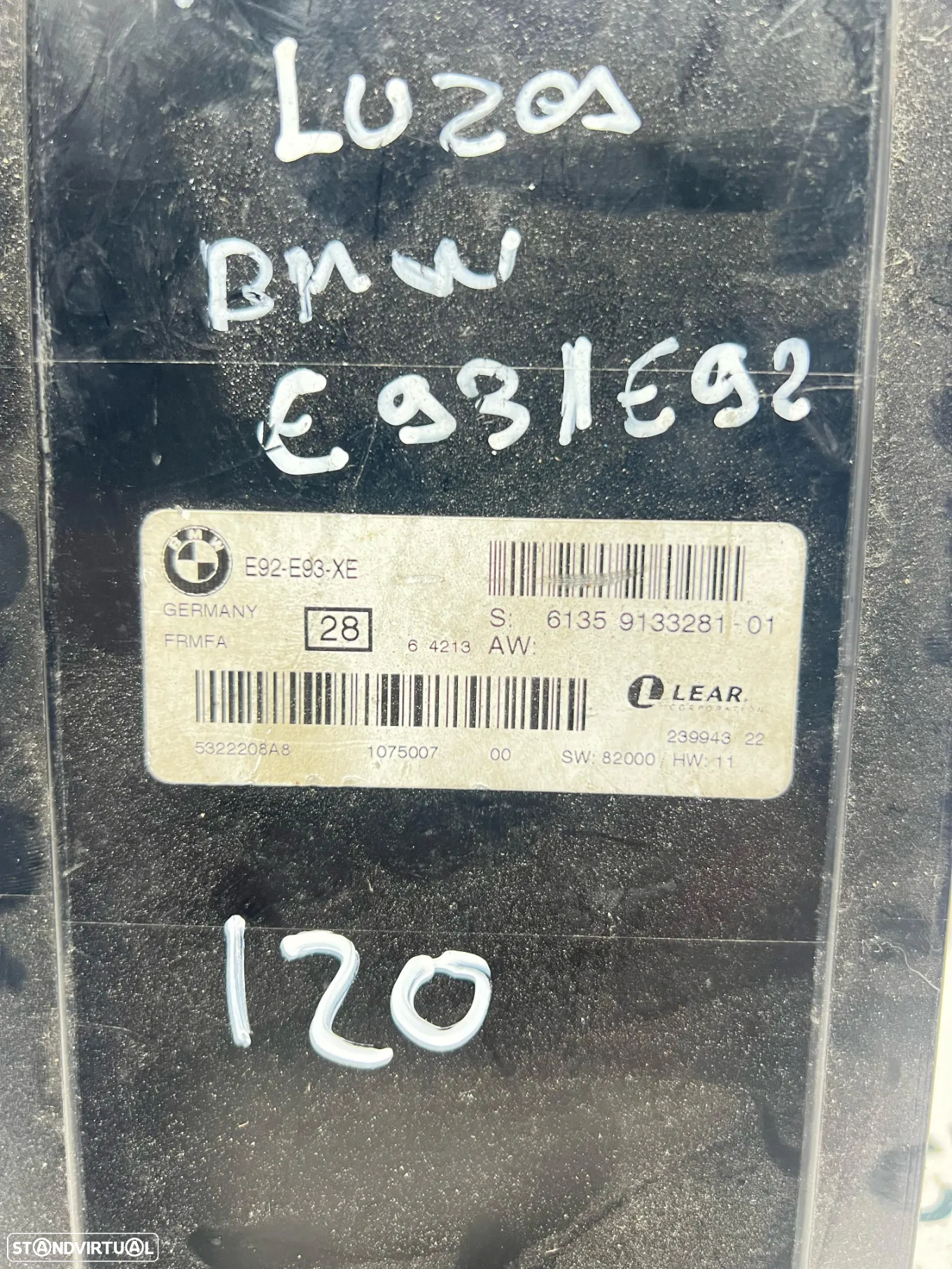 .Centralina Original Modulo FRM Serie 3 E92 Coupe E93 Cabrio Xenon Lear BMW FRMFA 9 133 281 / 23994322 - 8