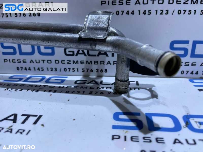 Teava Conducta Conducte Apa Termoflot Radiator Ulei Skoda Octavia 2 1.4 TSI CAX CAXA 2008 - 2014 Cod 03C121050G [D0594] - 2