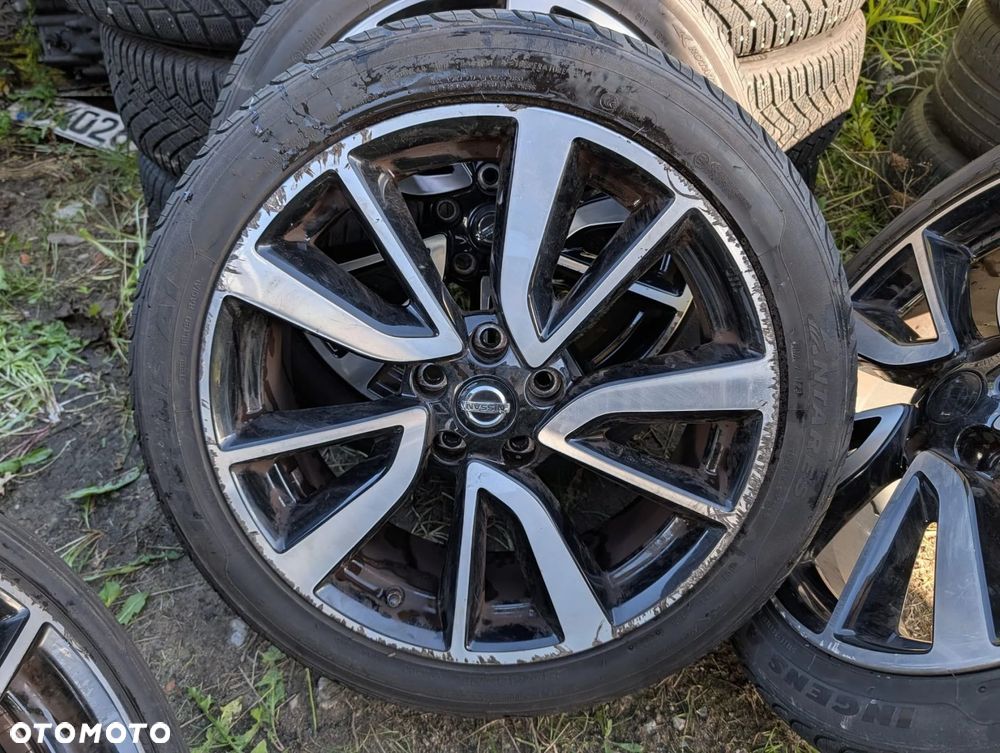 KOMPLET ALUFELG NISSAN R19 5X114.3 Z OPONAMI. - 3