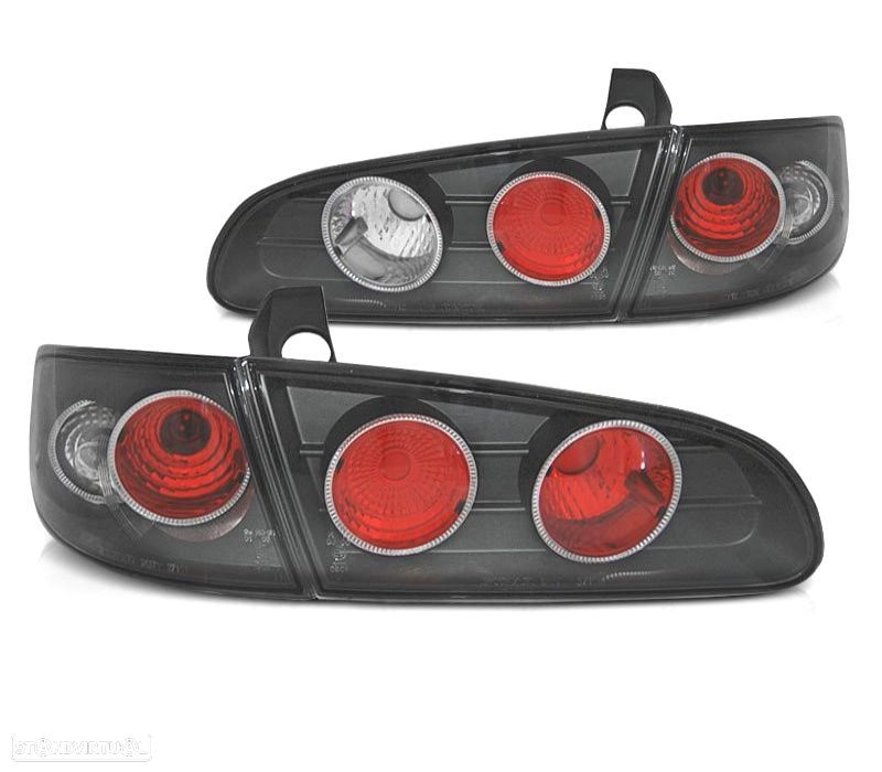 FAROLINS TRASEIROS SEAT IBIZA 6L 02-08 PRETO - 2