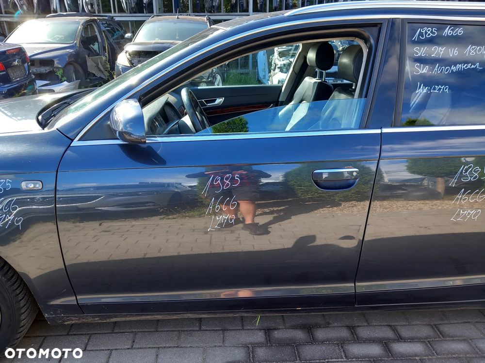 AUDI A6 C6 DRZWI LEWE PRZEDNIE LEWY PRZÓD KOLOR: LZ7Q