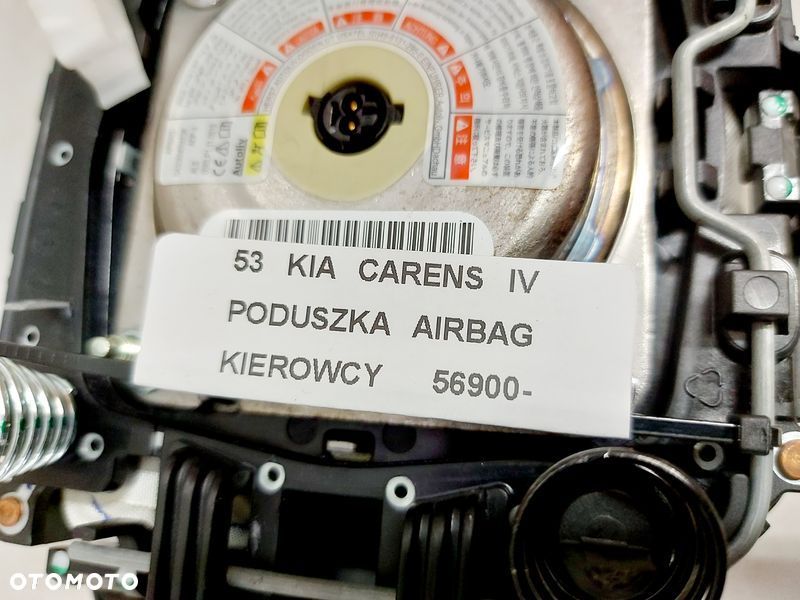 CARENS 4 IV PODUSZKA KIEROWCY AIRBAG KIEROWNICY POWIETRZNA 56900-A4000 - 6