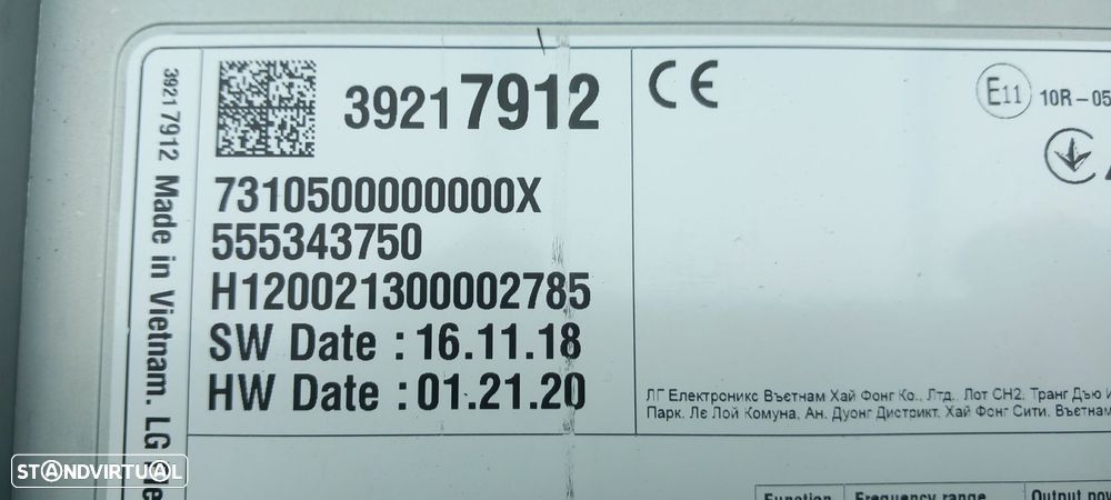 Rádio / auto-rádio OPEL Insignia B Grand Sport (Z18) - 5