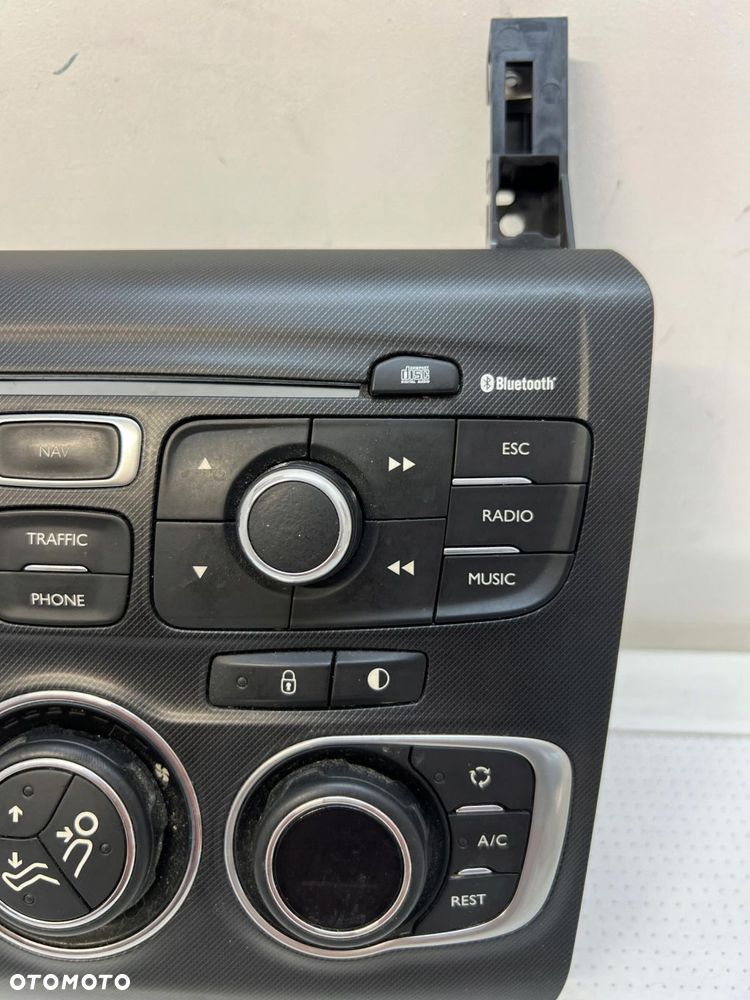 Citroen DS4 11-15 Panel nawiewu klimatyzacji radia 9666027877 - 3