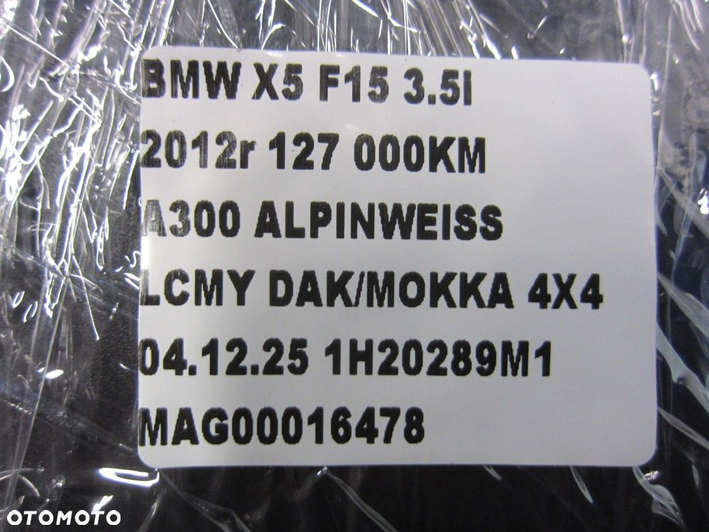 BMW X5 F15 F16 F10 F25 F06 N55 POKRYWA NA SILNIK OSŁONA SILNIKA 11127607447 - 10