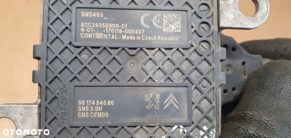 Sonda lambda czujnik NOX Citroen Jumper 2.0 HDI AdBlue Euro 6 9817454580 - 7
