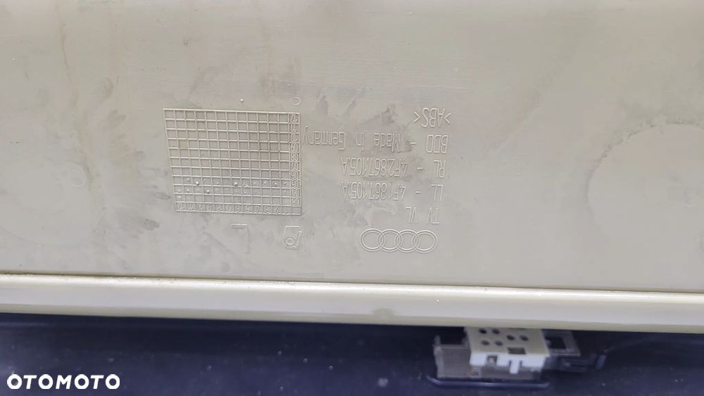 AUDI A6 C6 04-11 BOCZEK DRZWI LEWY PRZOD JASNY - 9