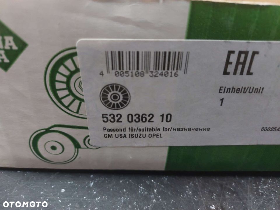 Rolka napinacza OPEL ASTRA  J GTC, K, CASCADA, INSIGNIA A,COUNTRY,  B,MERIVA B 1.6D/2.0D/3.0D 02.03- - 3