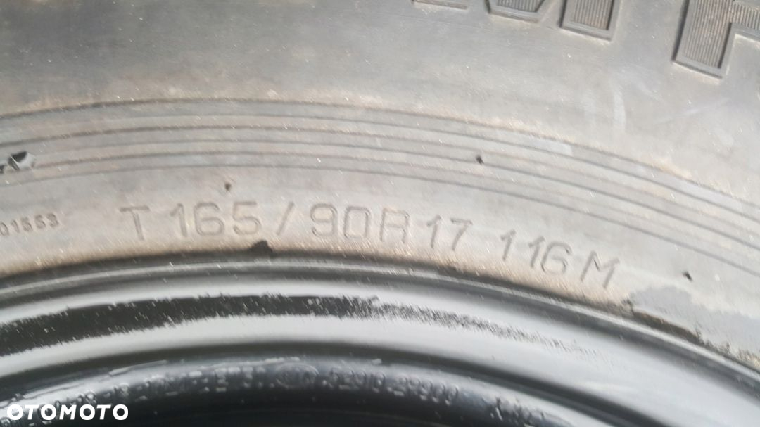 Koło dojazdowe KIA HYUNDAI 165/90/17 R17 5x115 - 6