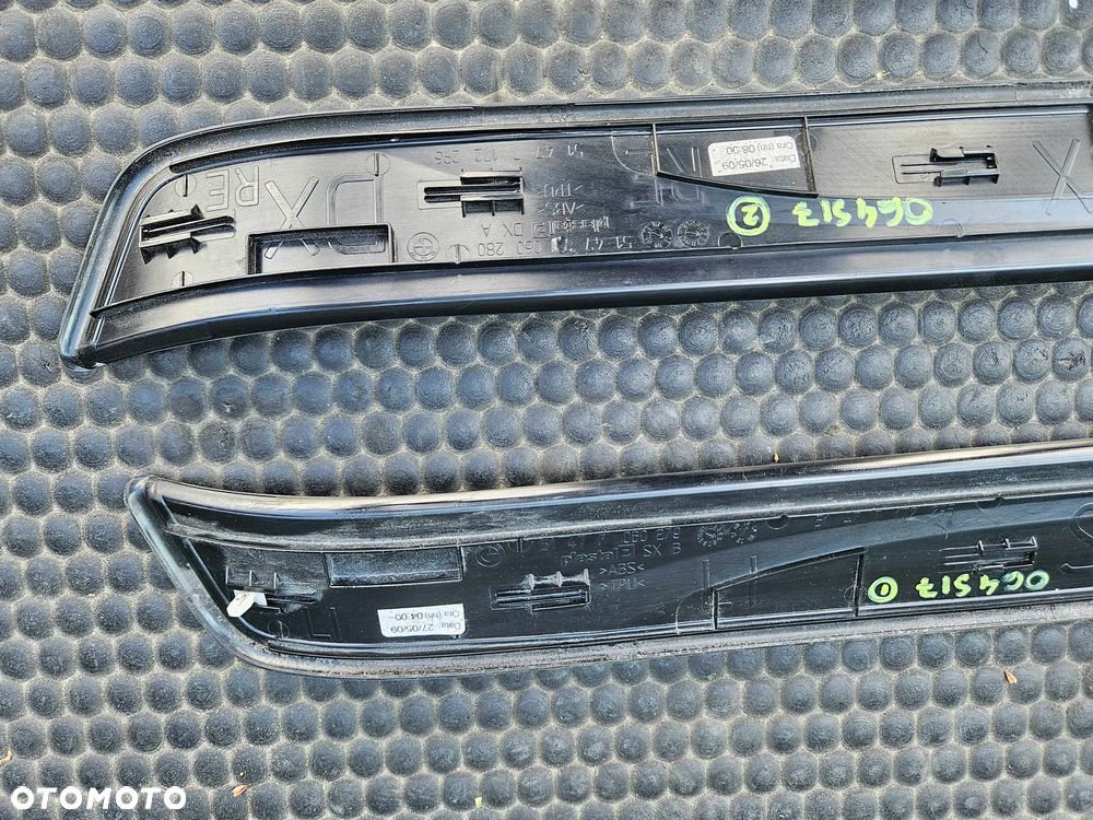 Listwa Listwy Progowe Ozdobne Drzwi Nakładki Komplet Przód Tyl BMW 3 E90 E91 - 31