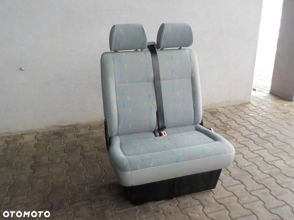VW T5 FOTEL PODWÓJNY PASAŻERA PRZÓD DWÓJKA INKA - 1