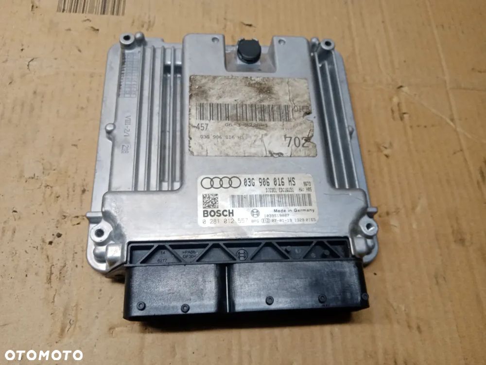 Komputer sterownik silnika Audi A6 C6 2.0 TDI 03G906016HS 0281012557 - 1