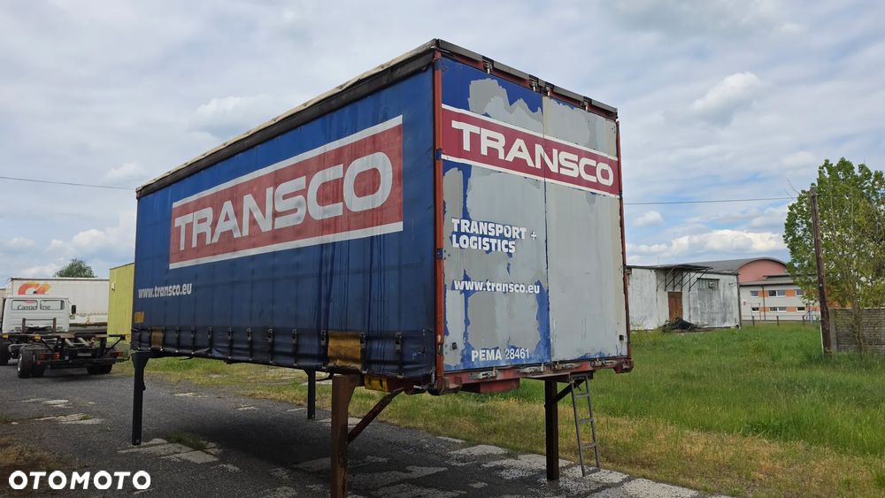 Krone 9.500zł netto ZABUDOWA KRONE BDF 7.45x2.40m FIRANKA SUWANY DACH DRZWI MOŻLIWOŚĆ TRANSPORTU - 3