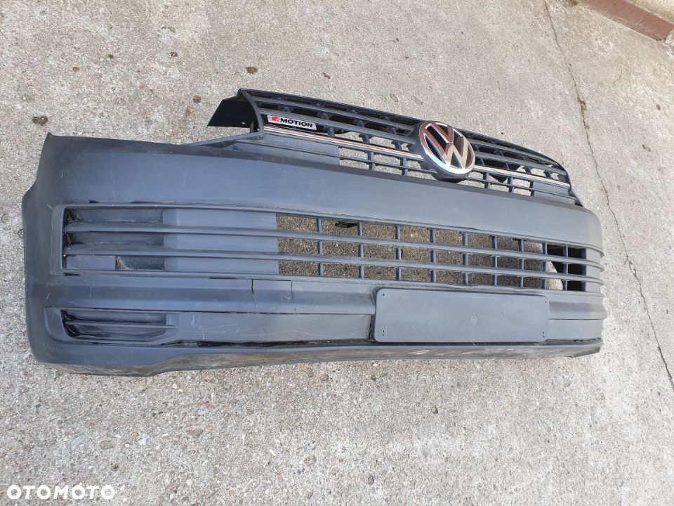 VW Transporter T5 lifting T6 15- zderzak przedni kratka 4Motion chrom - 1