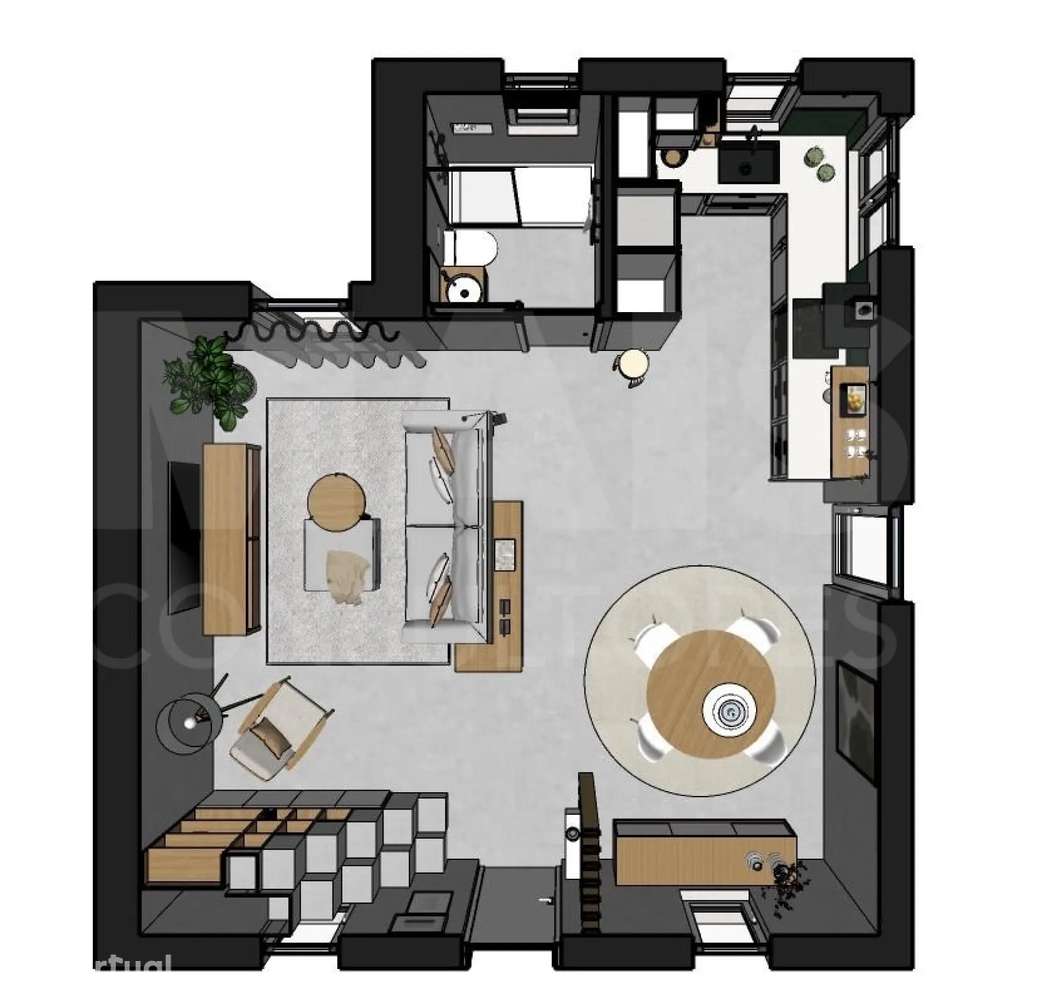 Moradia para reconstrução com potencial construtivo - Vidais - Grande imagem: 5/12